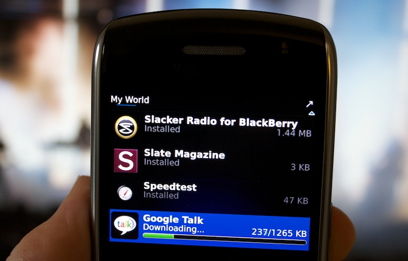 Illustration for article titled BlackBerry App World Tour and Impressions